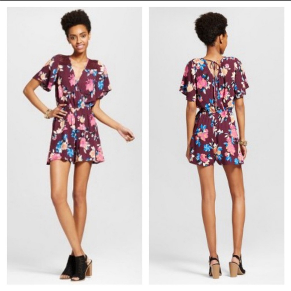 Target Xhilaration Floral Romper